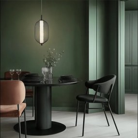 Pendul LED pe cablu PUMA LED/10W/230V diam. 15 cm negru