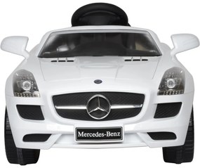 Buddy Toys BEC 7110 Mașinuță electrică MercedesBenz SLS, albă