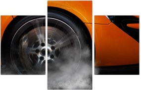 Tablou - Mașină sport portocalie (90x60 cm)