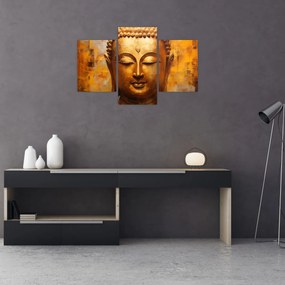 Tablou - Buddha, pictură în ulei (90x60 cm)