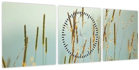 Tablou - Luncă (cu ceas) (90x30 cm)