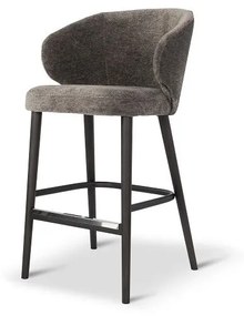 Scaun de bar din lemn tapitat cu material sau piele ✔ model CAPRICE