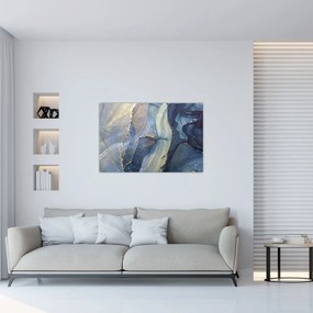 Tablou - Abstracție cu cerneală cu alcool (90x60 cm)