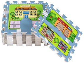 Covoras puzzle strazi Spielwerk® protectie pardoseala Set 20 bucati