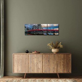 Tablou - Japonia (cu ceas) (90x30 cm)