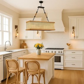 Lustra stil industrial lemn-metal,seria lx, homs,40055