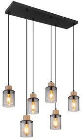 Lustră pe cablu Globo 15707-6H REID 6xE27/15W/230V