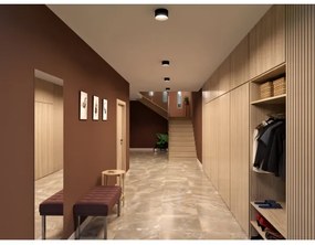 LED2 - Spot LED ZETA ON, 8W, 230V, 3000/3500/4000K, Ø 9 cm, negru