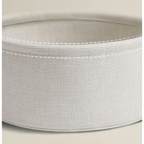 Masă laterală NOIRA crem/albă