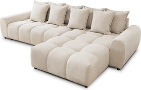 Colțar bej (cu colț pe partea dreaptă/cu șezlong) Albane – Ropez