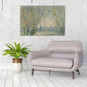 Tablou - Claude Monet, Woman Seated under the Willows, reproducere (90x60 cm)