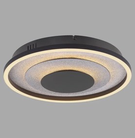 JUST LIGHT. 14409-21 - Plafonieră LED GLITTY LED/22W/230V Ø 40 cm neagră