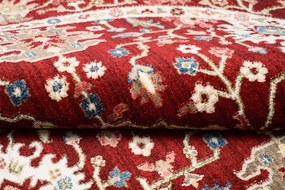 Covorul roșu rotund în stil vintage Šírka: 170 cm