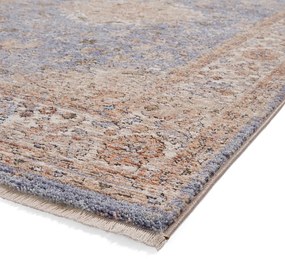 Covor albastru/bej 80x150 cm Vintage – Think Rugs