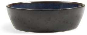 Bol din ceramică și glazură interioară albastru închis Bitz Mensa, diametru 18 cm, gri