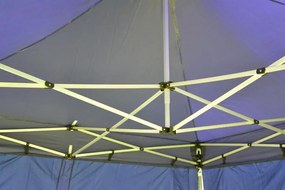 Cort grădină Foarfecă PROFI 3x3m albastru+4 pereți laterali