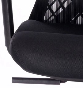 Scaun rotativ ergonomic de birou Ergomax, negru