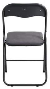 Scaun pliabil pentru living, bucatarie si camping HouseXL™ Brown Folding Chair 2800, Dimensiuni 43X45X78 cm, Design ergonomic, Picioare metalice,