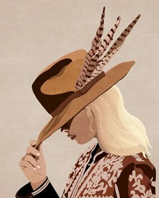 Ilustrație Cowgirl, Emel Tunaboylu