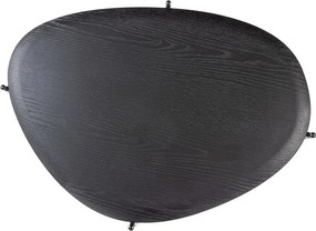 Măsuță de cafea neagră 67x92 cm Kota – WOOOD