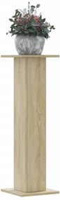 vidaXL Suporturi plante 2 buc. stejar sonoma 30x30x95cm lemn prelucrat