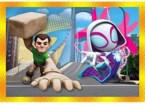 Omul Păianjen Spidey Puzzle 4 în 1 Clementoni