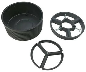 Suport pom de Crăciun 5 l, negru