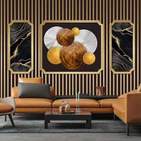 Fototapet - Colaj de materiale 2 (147x102 cm)