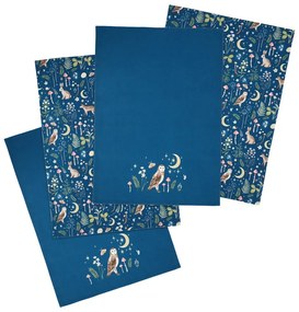 Prosoape de vase 4 buc. din bumbac 50x70 cm Enchanted Twilight Animals – Catherine Lansfield