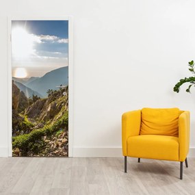 Fototapet pentru usa - Muntele Olymp (95x205cm)