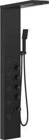 Mexen Lando panou de duș, negru - 7611-04-70