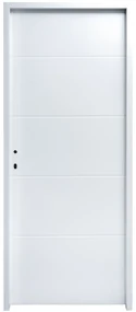 Usa de interior din LEMN cu toc reglabil - Usi vopsite Alb LEMN - 8, 160-240 mm, 700 / 800 / 900 x 2070