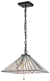 Elstead TF-ALDERLEY-P - Candelabru Tiffany ALDERLEY pe lanț, 1xE27/60W/230V