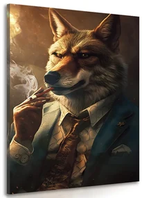 Tablou animal gangster lupul