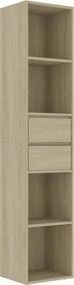 vidaXL Bibliotecă, stejar Sonoma, 36x30x171 cm, lemn prelucrat