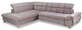 Coltar Extensibil Gemini, Stanga, Roz, 312 X 78 X 234 Cm