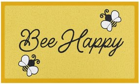 Covoraș de intrare din PVC 60x90 cm Bee Happy – Artsy Doormats