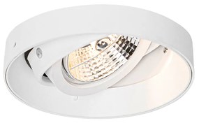 Set de 6 spoturi încastrate moderne albe GU10 AR70 rotunde fără ramă - Oneon