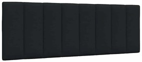 vidaXL Pernă pentru tăblie de pat, negru, 120 cm, material textil