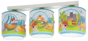 Plafonieră pentru copii Dalber 60653 PIRATE ISLAND 3xE27/15W/230V
