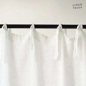 Perdea albă din in 130x300 cm White – Linen Tales