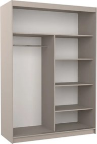 Dulap cu uși glisante ESTI – cu oglindă – 150x59x215 cm – Cașmir