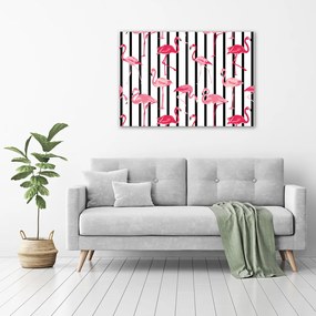 Imprimare tablou canvas Baruri flamingos