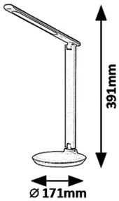 Rabalux 6980 - LED Lampă de masă dimmabilă OSIAS LED/9W/230V