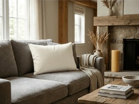 Fata de perna din muselina PURELY 40x80 cm, crem