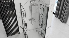 Cabina dus Rea Molier Black Double 80x80