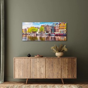Tablou - Case dansatoare, Amsterdam (120x50 cm)