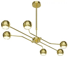 Lustră pe tijă Jupiter 1978 TIANA 6xGU10/10W/230V auriu