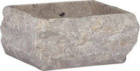 vidaXL Chiuvetă, gri, 30x30x13 cm, marmură