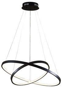 Lustră LED pe cablu LEA LED/35W/230V 4000K d. 60 cm negru